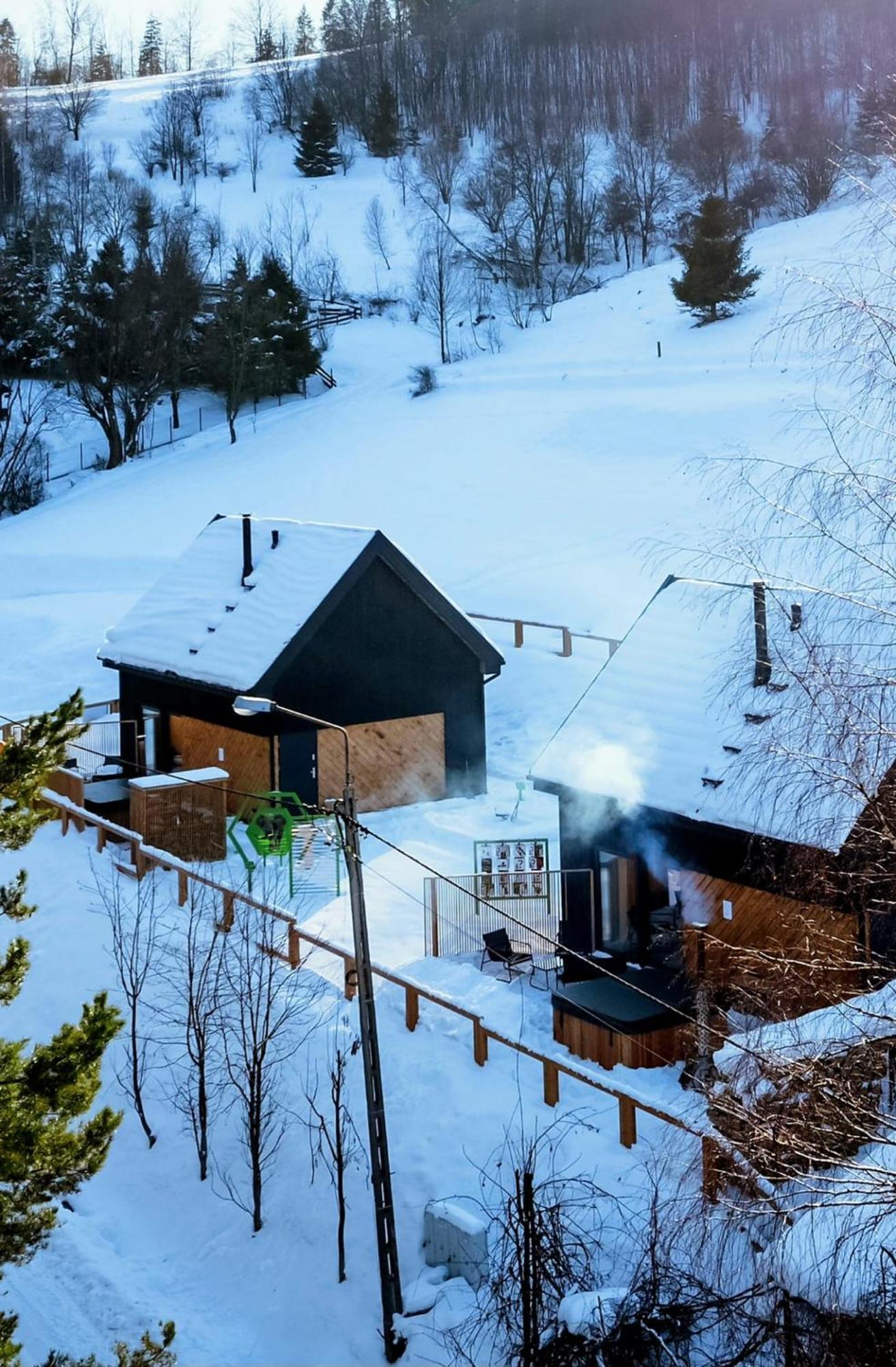 Projekt Swit - Domki Z Prywatna Jacuzzi I Sauna Żywiec Exterior foto